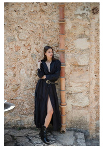 The Tiered Shirt Maxi Dress