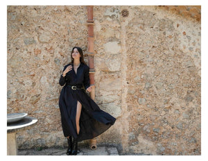 The Tiered Shirt Maxi Dress