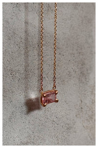 Pink Tourmaline Necklace