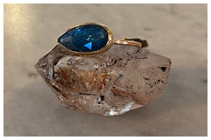 Kyanite Crystal Ring