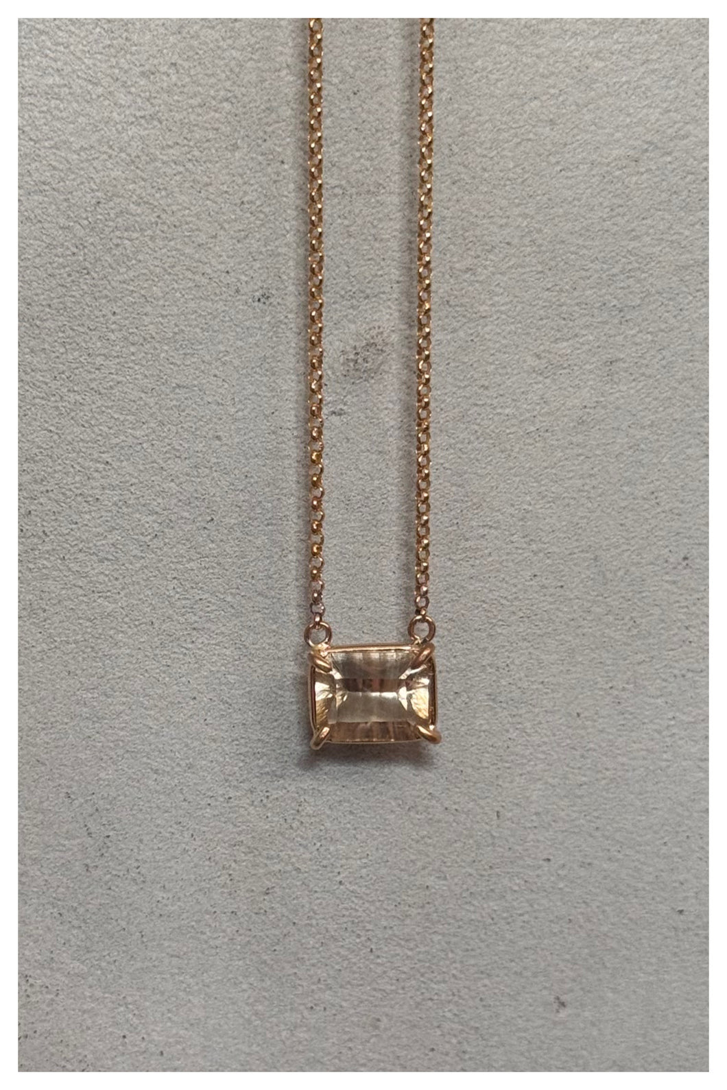 Sunstone Crystal Necklace