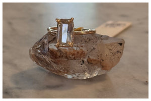 Sunstone Crystal Ring