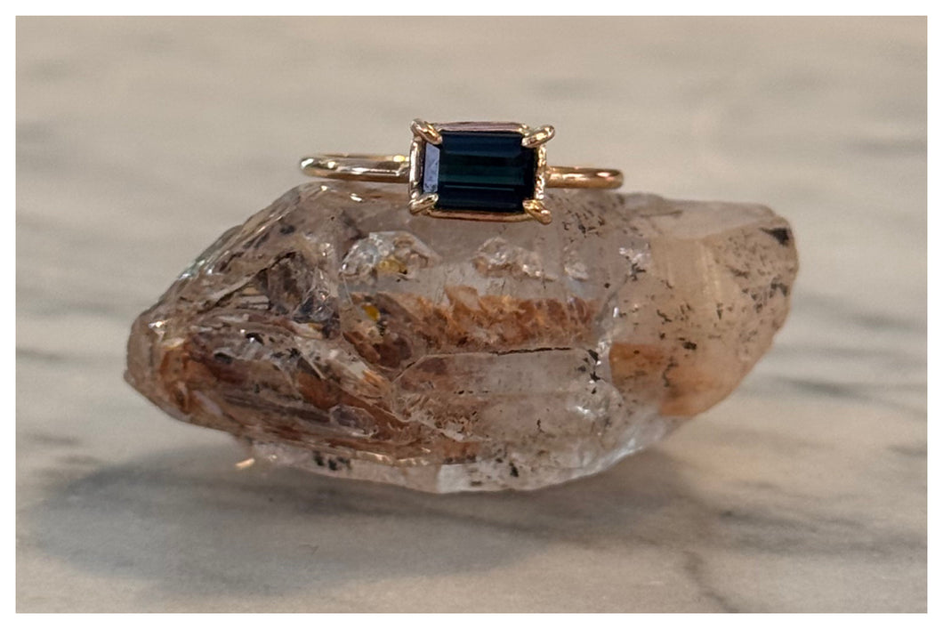 Tourmaline Crystal Ring