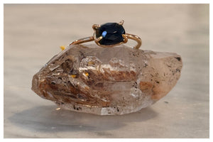 Tourmaline Crystal Ring