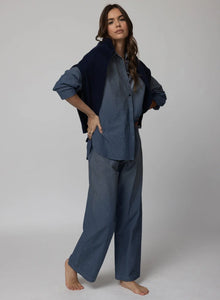 The Denim Chambray Boxer Pant
