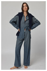The Denim Chambray Boxer Pant