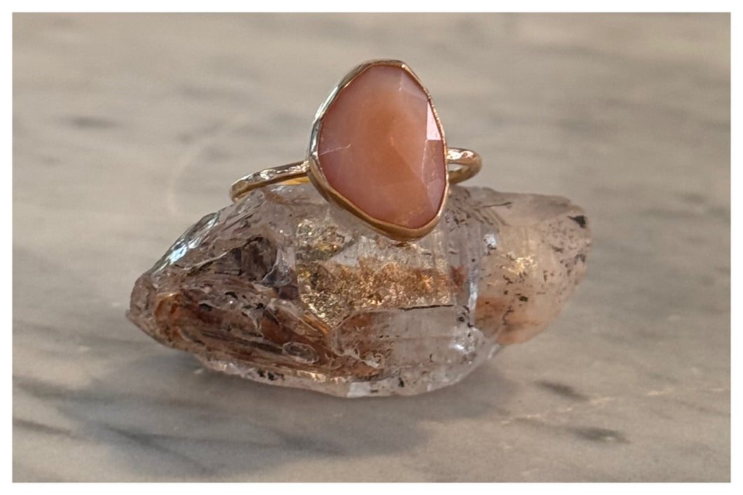 Pink Opal Ring