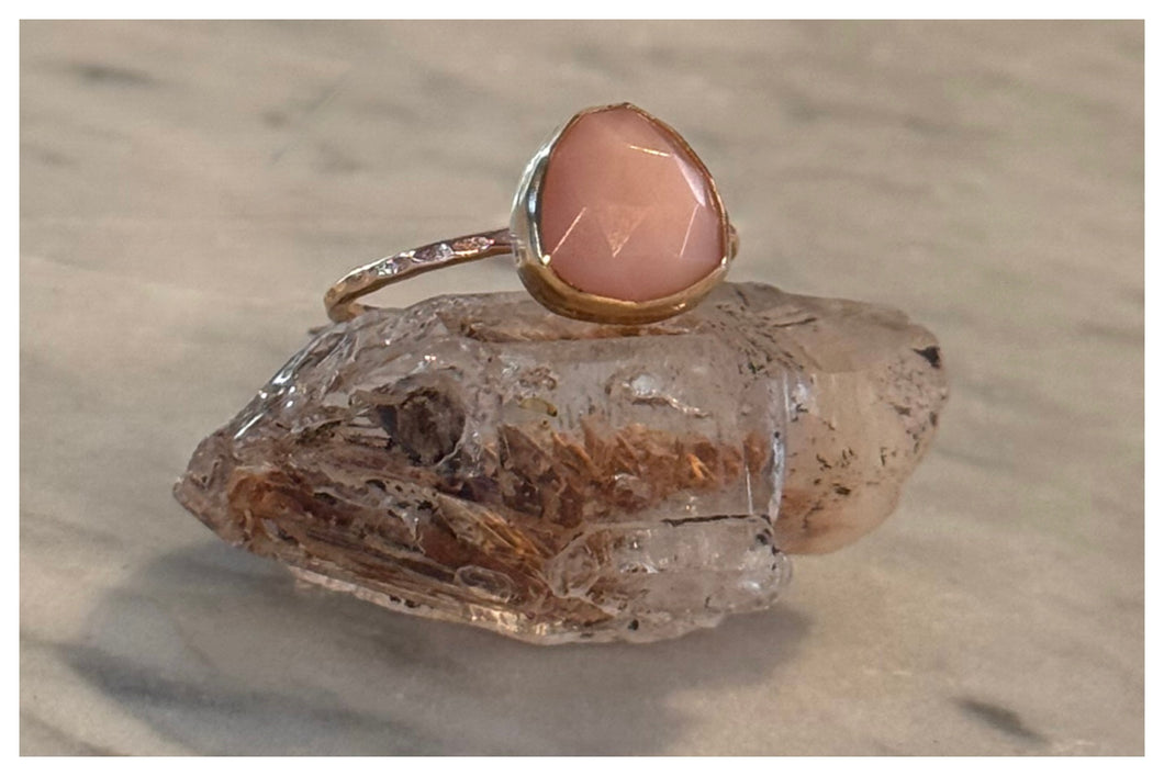 Pink Opal Ring