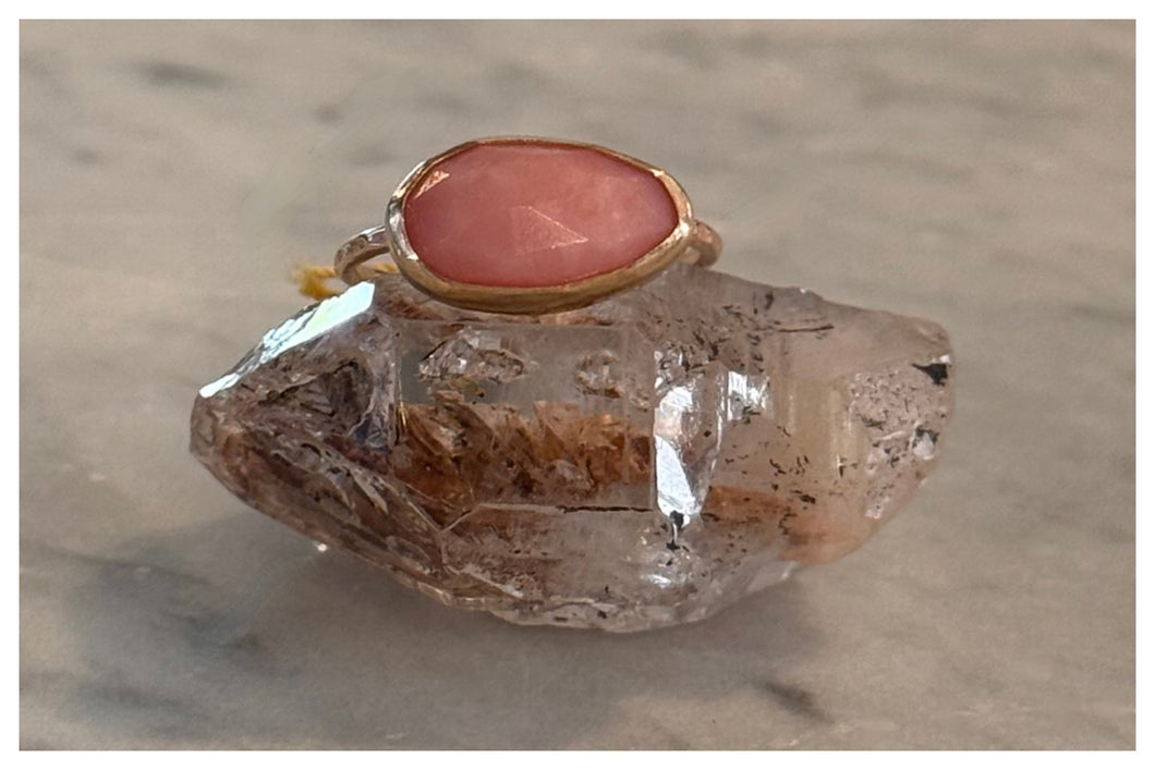 Pink Opal Ring