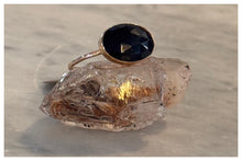 Load image into Gallery viewer, Black Spinel Ring
