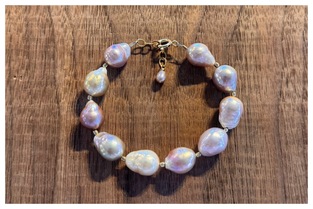 Chunky Freshwater Pearl Bracelet