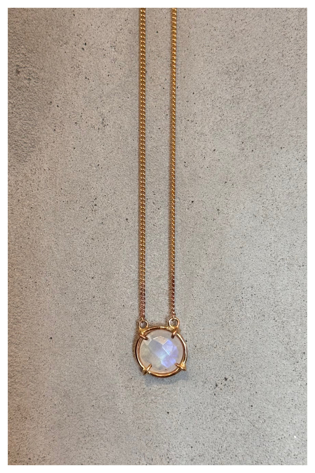 Moonstone Crystal Necklace