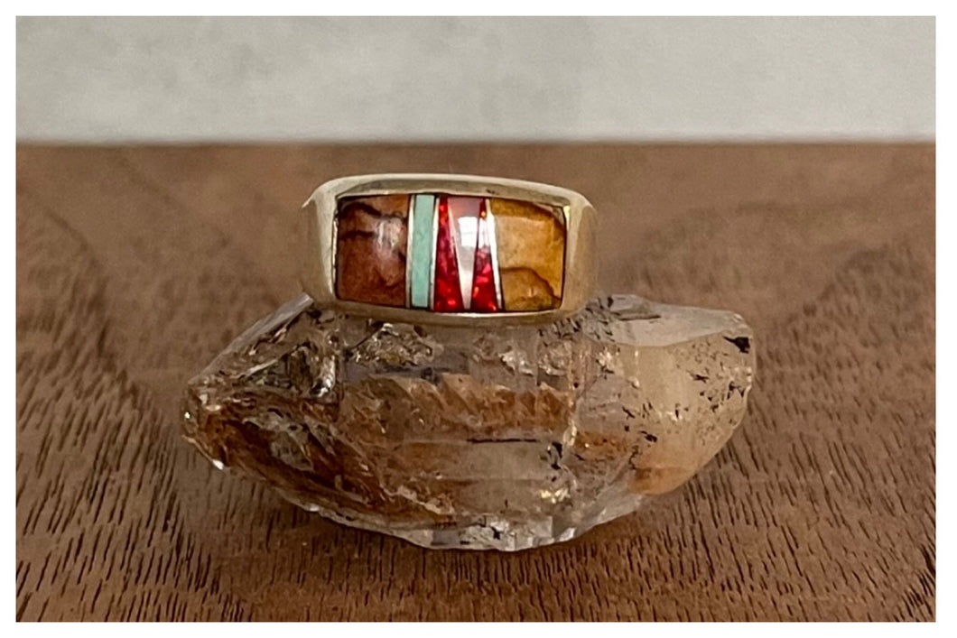 Desert Mountain Gemstone Ring