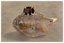 Load image into Gallery viewer, Smokey Quartz Crystal Ring
