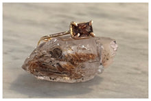 Load image into Gallery viewer, Mocha Zircon Crystal Ring
