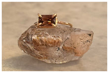 Load image into Gallery viewer, Mocha Zircon Crystal Ring
