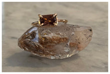 Load image into Gallery viewer, Mocha Zircon Crystal Ring
