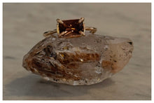 Load image into Gallery viewer, Mocha Zircon Crystal Ring
