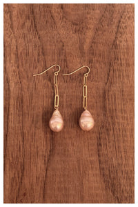 Freshwater Pearl Link Earrings