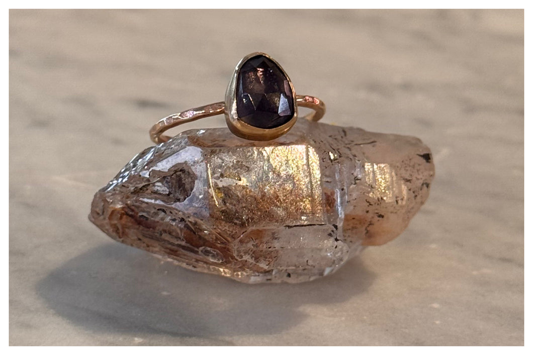 Purple Spinel Ring