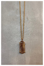 Load image into Gallery viewer, Botswana Agate Crystal Necklace
