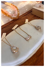 Load image into Gallery viewer, Morganite Crystal Necklace
