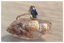 Load image into Gallery viewer, Moss Teal Kyanite Ring
