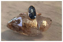 Load image into Gallery viewer, Moss Teal Kyanite Ring
