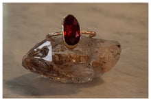 Load image into Gallery viewer, Garnet Ring
