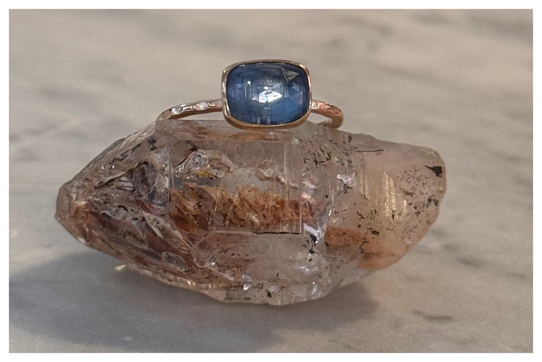Neon Kyanite Ring