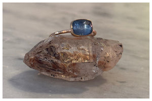 Neon Kyanite Ring