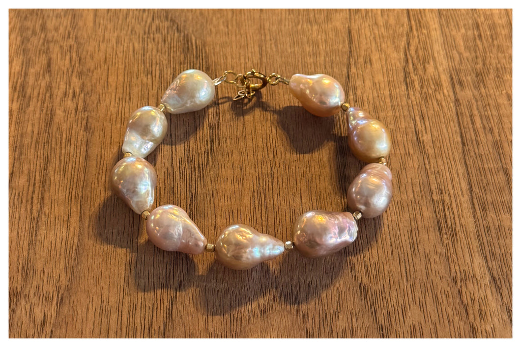 Chunky Freshwater Pearl Bracelet