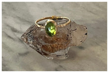 Load image into Gallery viewer, Peridot Crystal Ring
