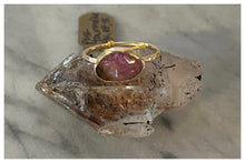 Load image into Gallery viewer, Pink Tourmaline Crystal Ring
