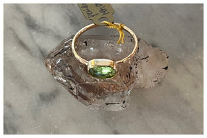 Peridot Crystal Ring