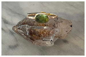 Peridot Crystal Ring