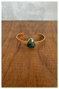 Emerald Cuff Bracelet