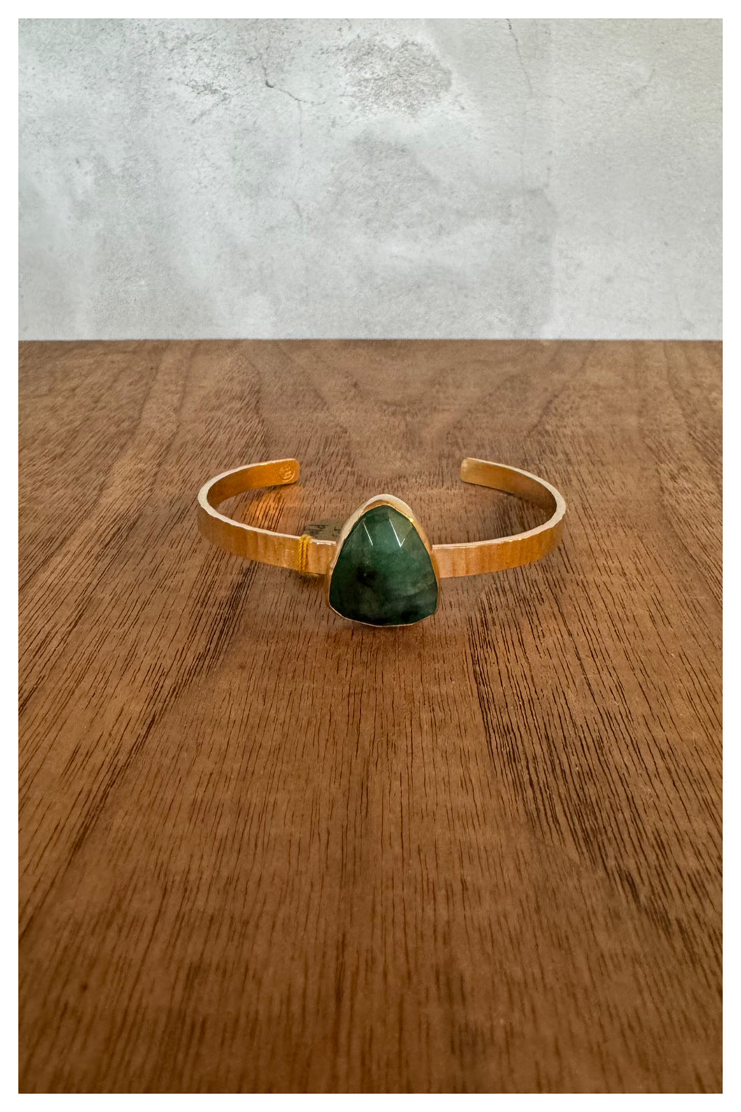 Emerald Cuff Bracelet