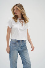 Load image into Gallery viewer, Tropic Tie front Tee
