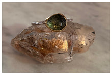 Load image into Gallery viewer, Green Rutile Quartz Ring
