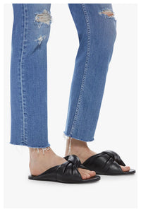 The High Waisted Rider Ankle Fray